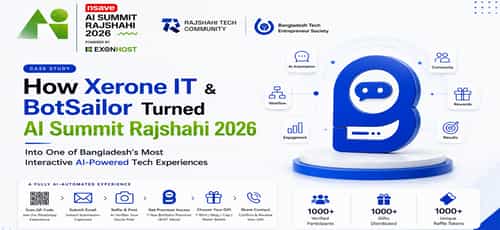 How Xerone IT & BotSailor Turned AI Summit Rajshahi 2026 into One of Bangladesh’s Most Interactive AI-Powered Tech Experiences
