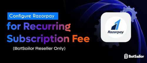 Configure Razorpay Recurring Subscription Fees (Reseller Guide)