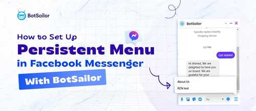 How to Setup a Messenger Persistent Menu with BotSailor