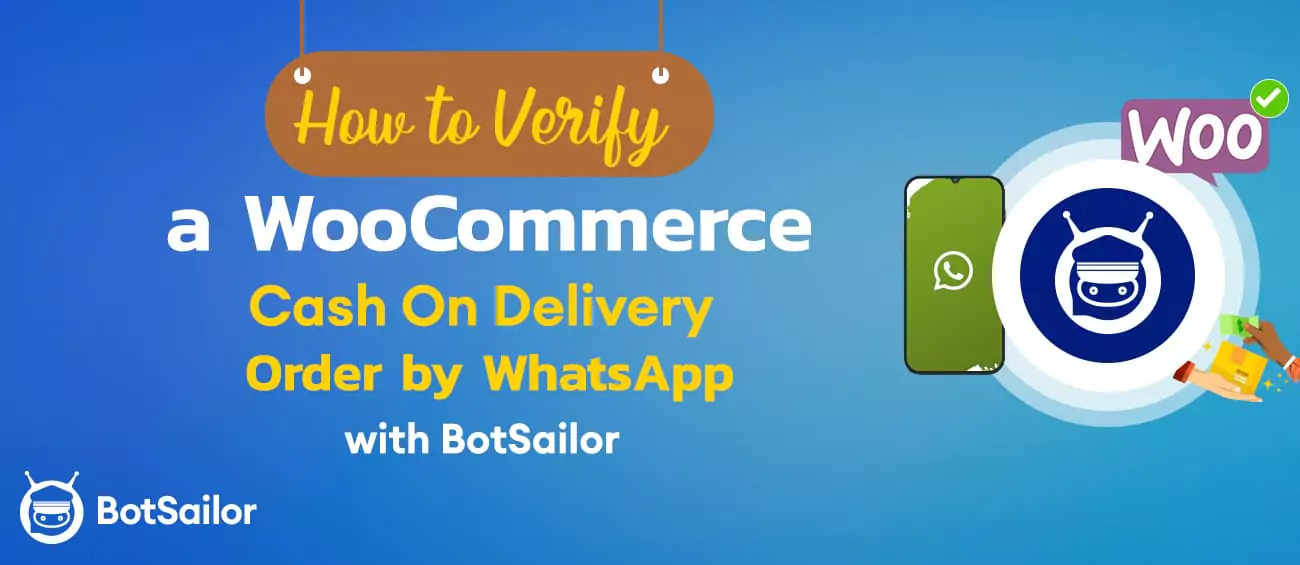 Verify a WooCommerce Cash On Delivery Order by WhatsApp