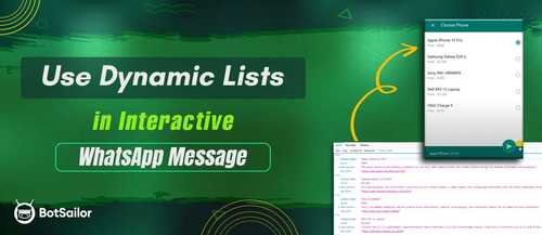 Display Dynamic Lists in WhatsApp Interactive message